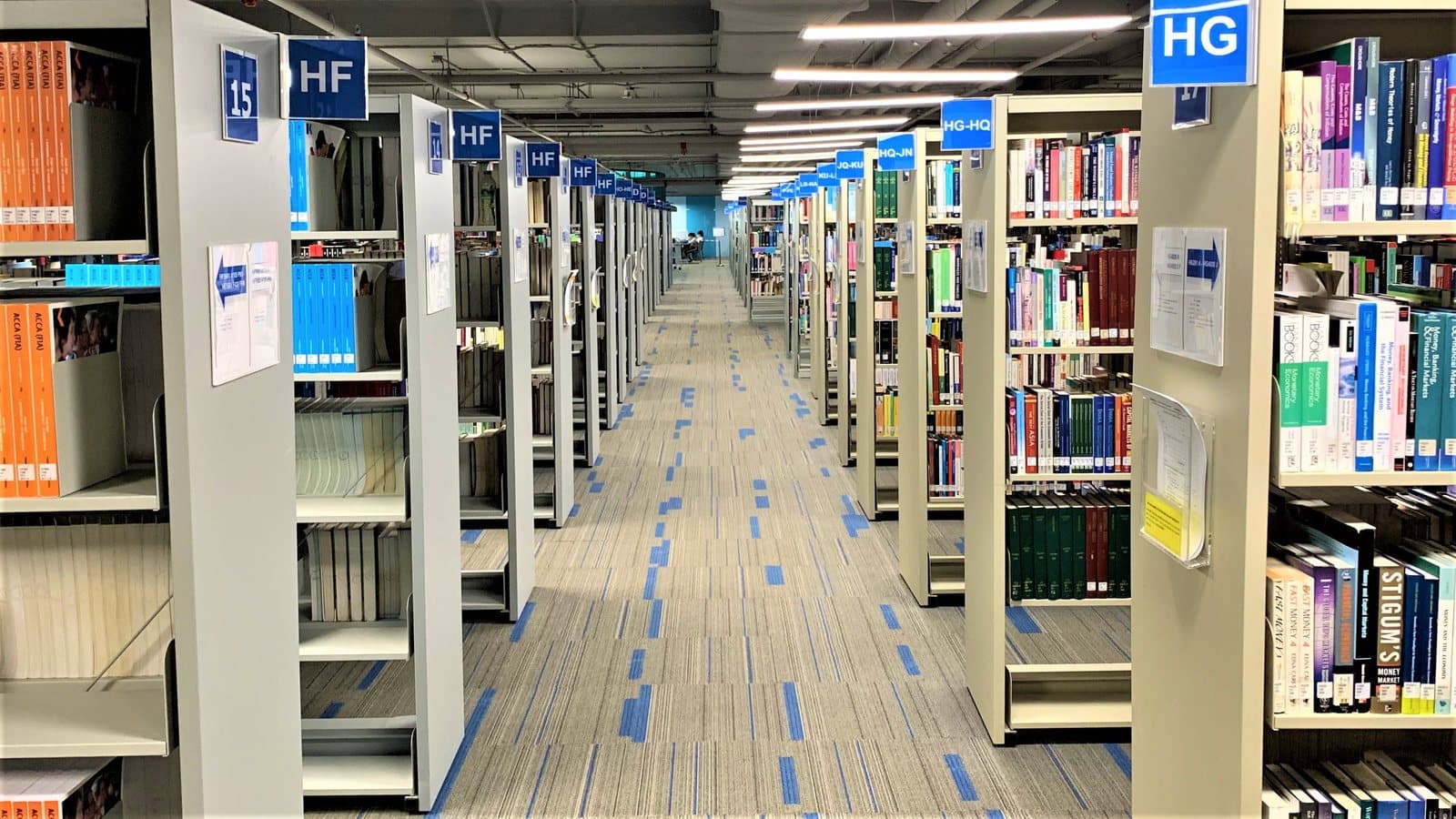 Sunway University — ممرات المكتبة