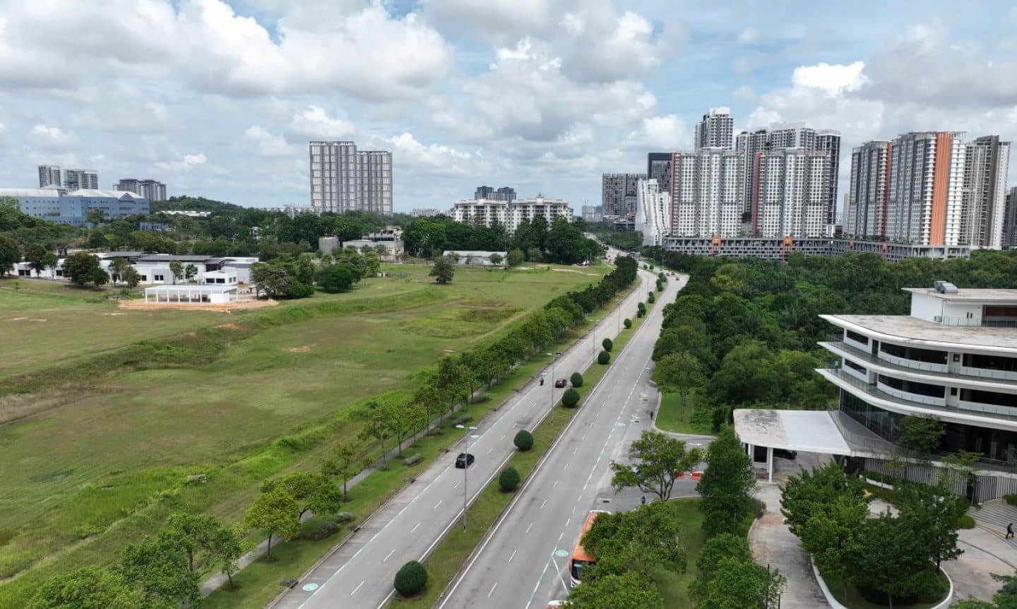 University of Cyberjaya — The campus from the air in Cyberjaya